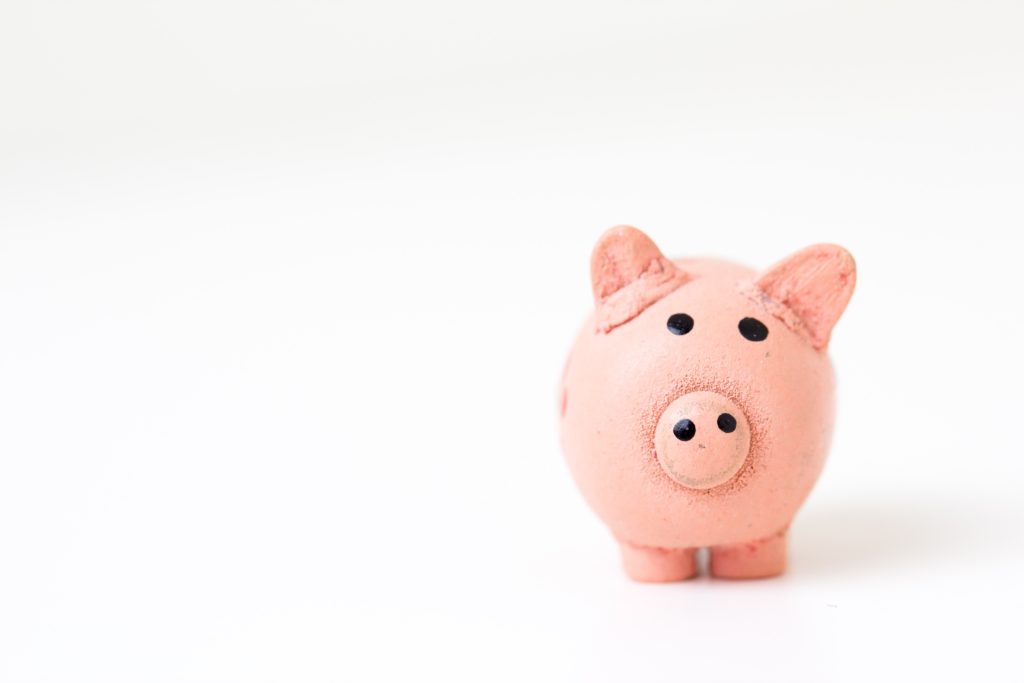 plant-based budget piggy bank