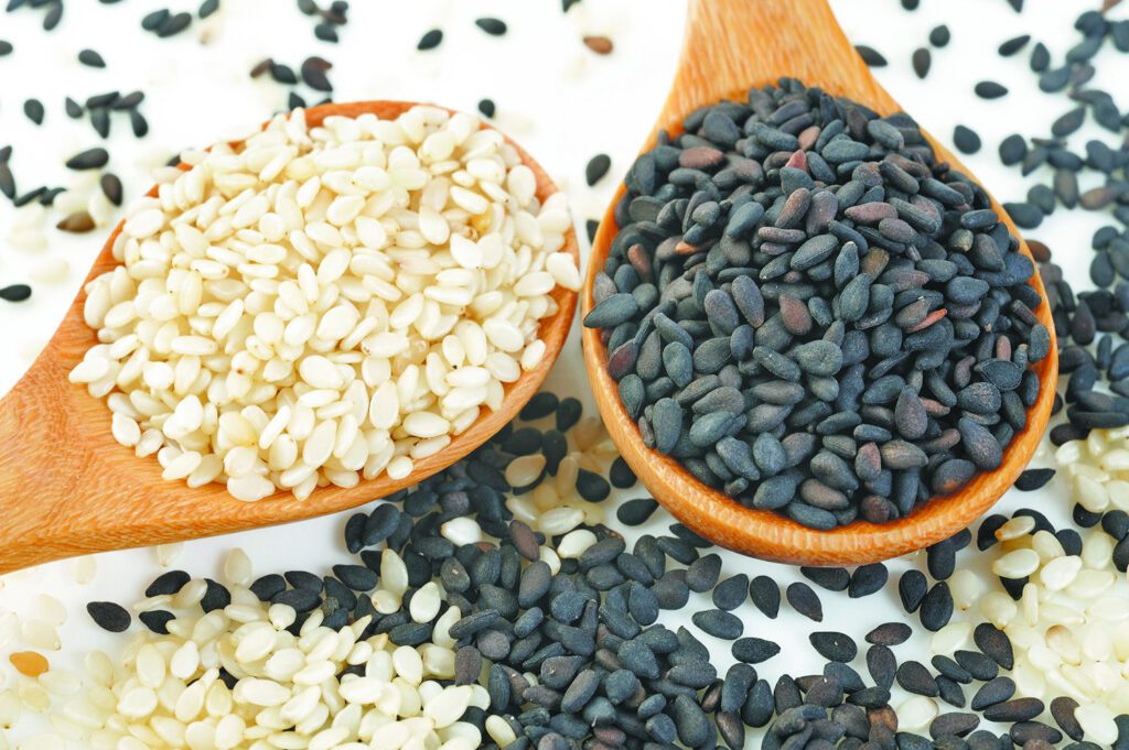 plant-based healthy fats sesame seeds