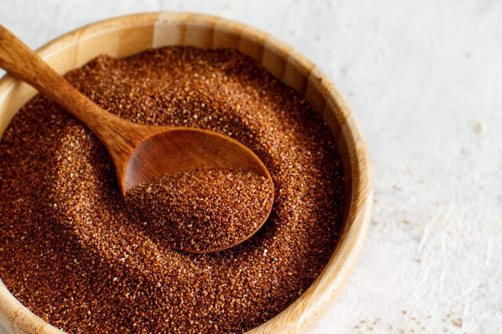 teff grain in bowl most nutrient-dense grains