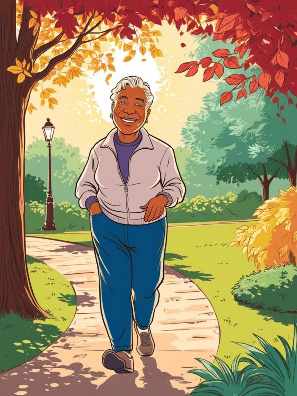 Walking illustration