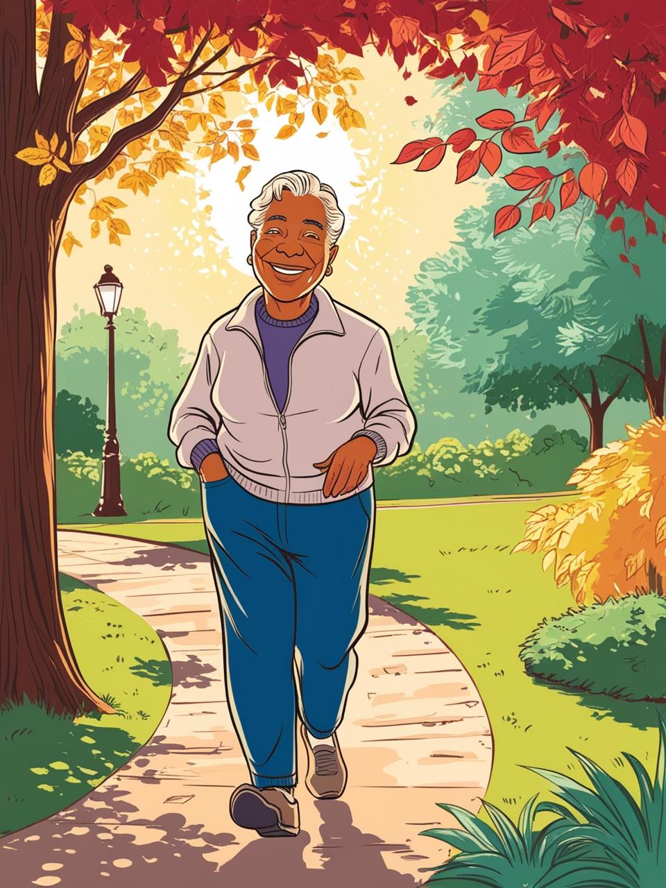 Walking illustration