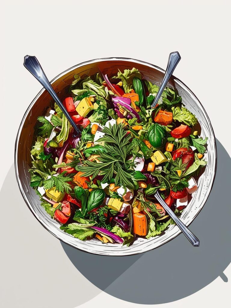 plant-based salad formula