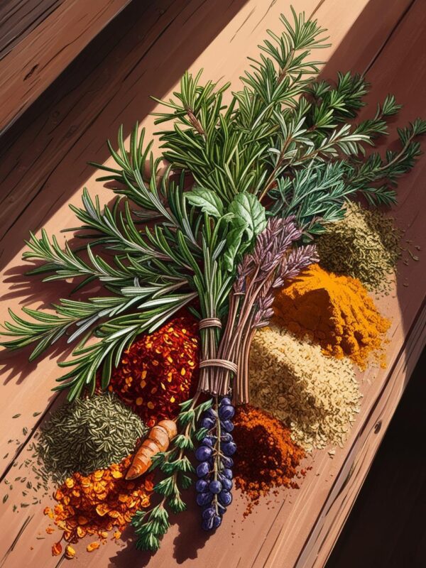 medley of herbs and spices