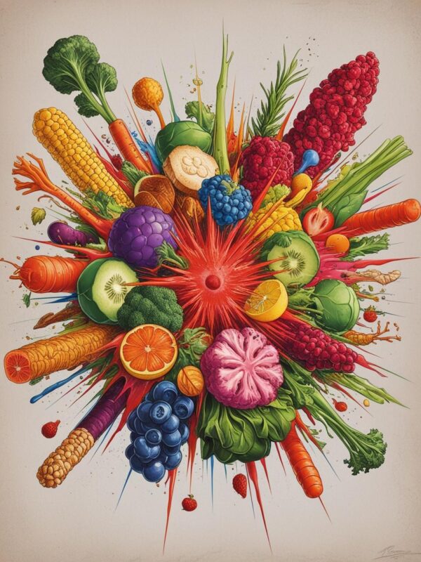explosion of nutritious foods