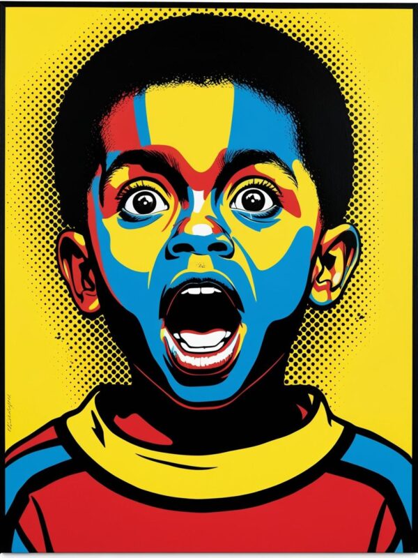 shocked face illustration