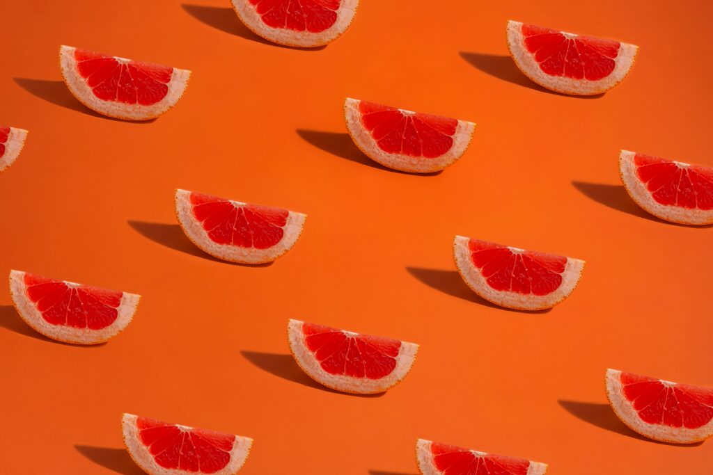 grapefruit slices