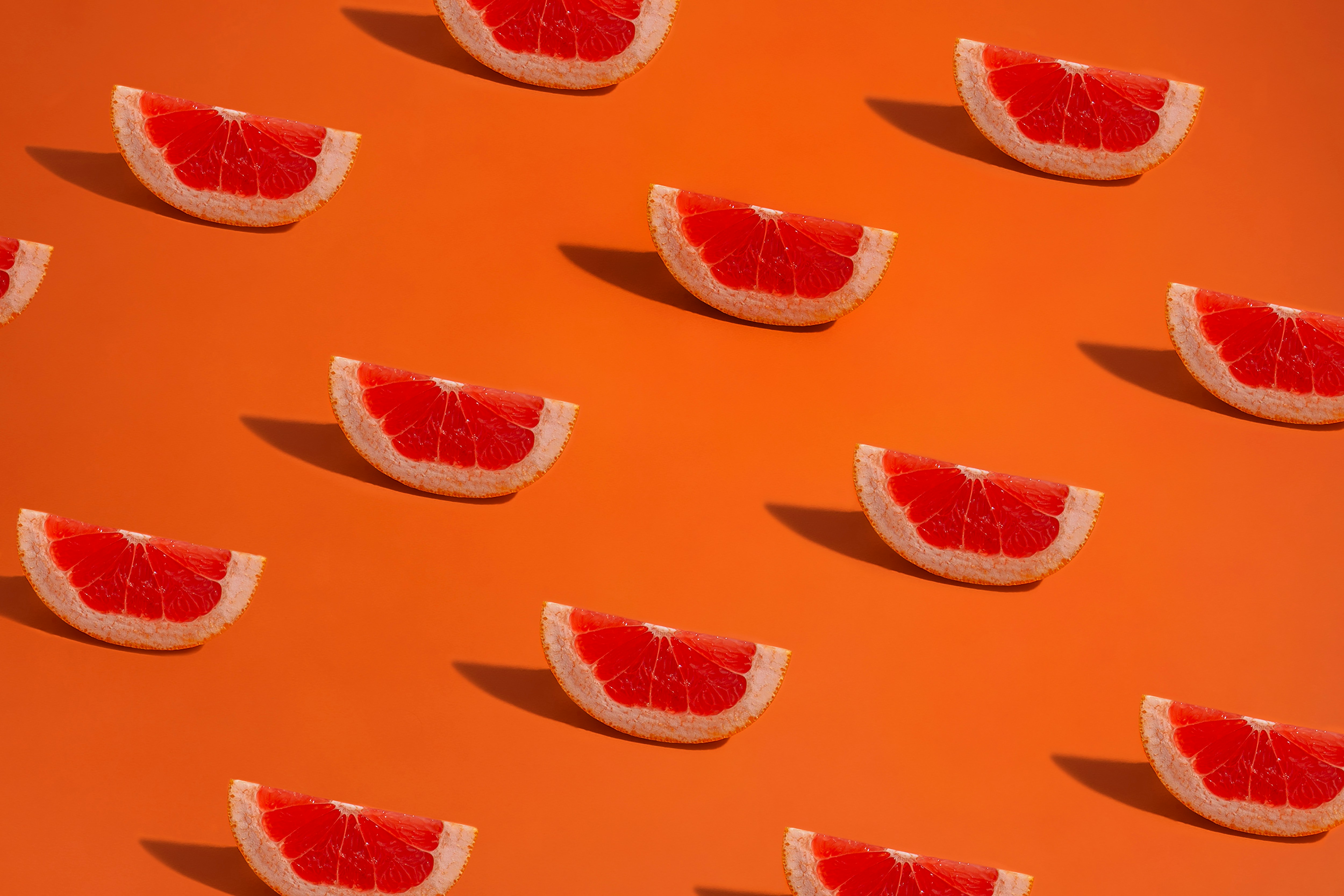 grapefruit slices