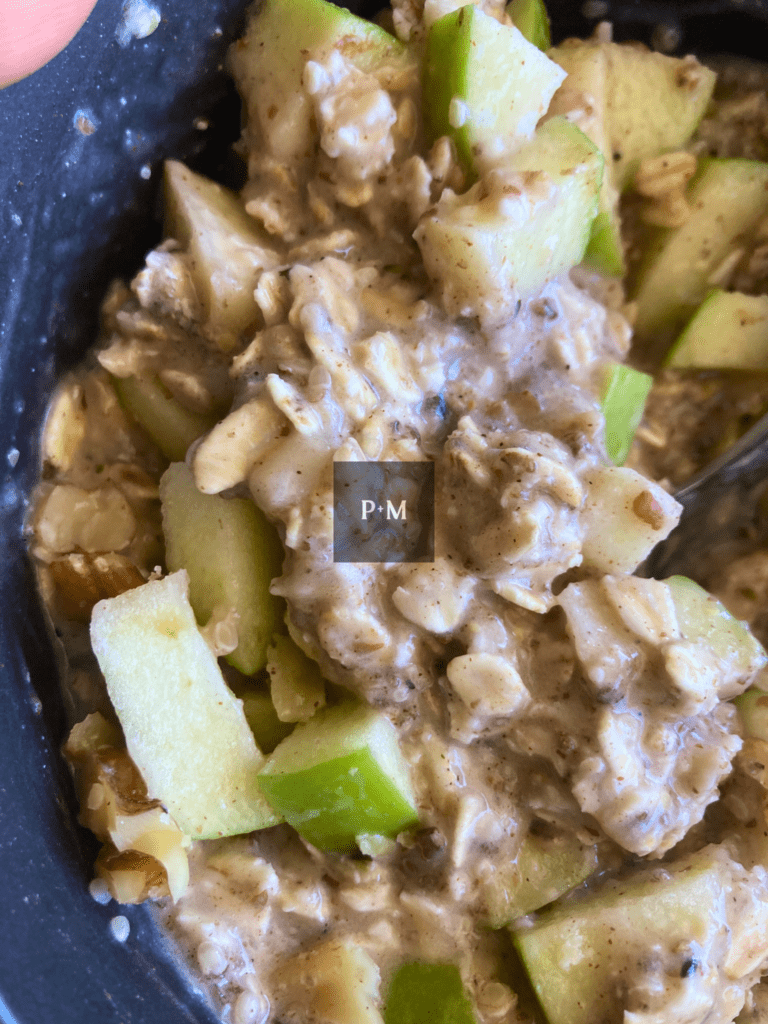 Apple oatmeal plant-based formula