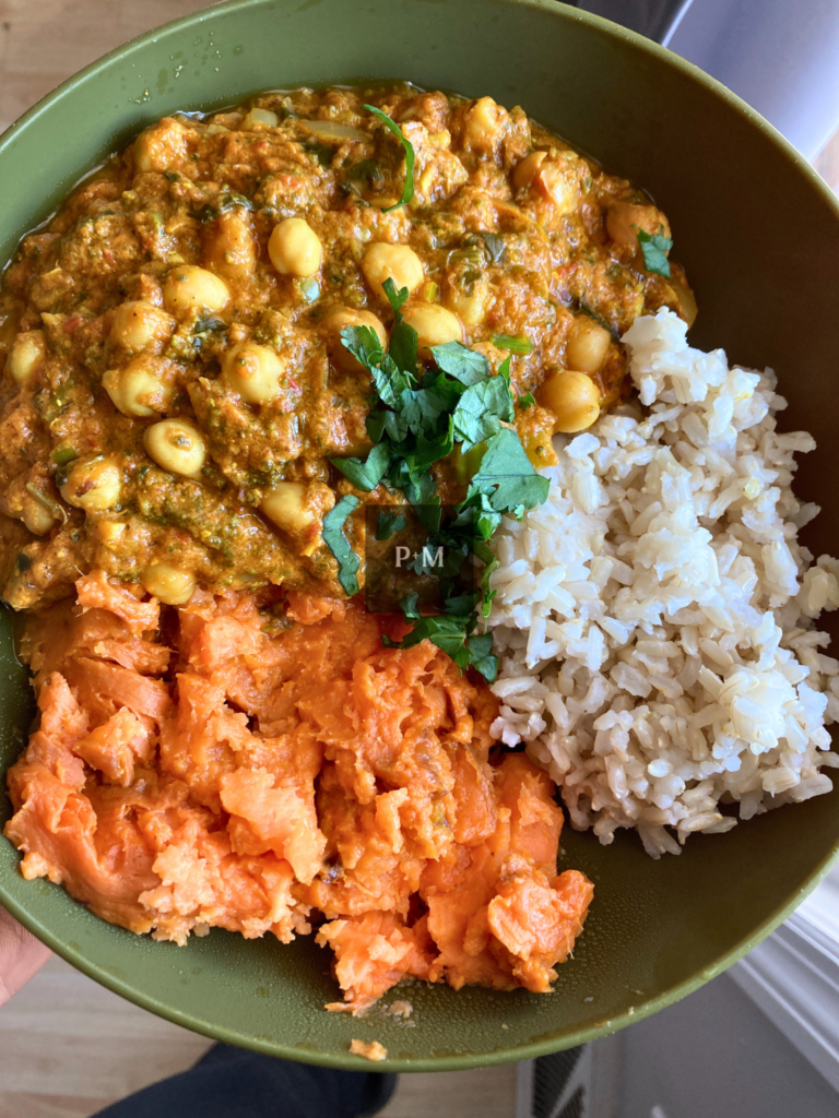 chickpea plant-based curry formula