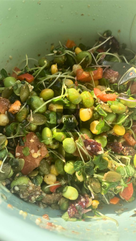 edamame plant-based salad formula