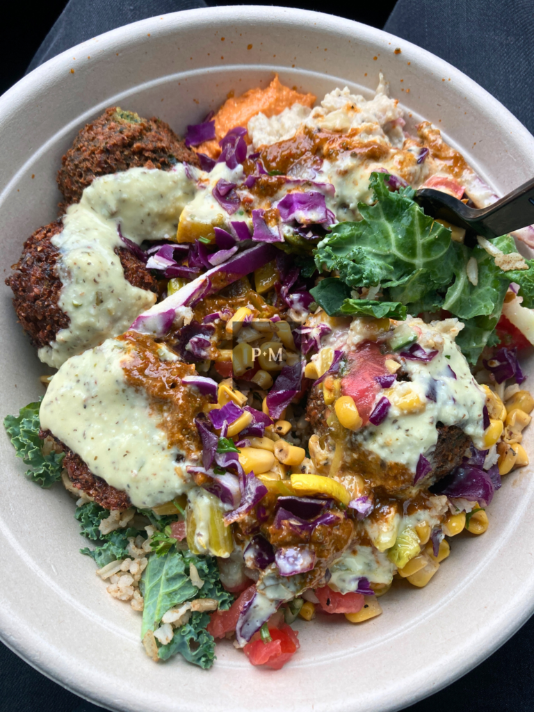 falafel plant-based grain bowl formula