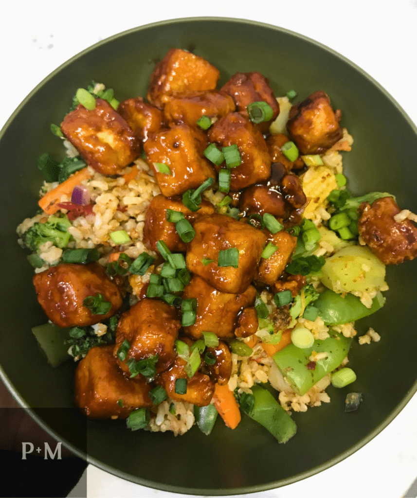 my sticky plant-based stir-fry formula