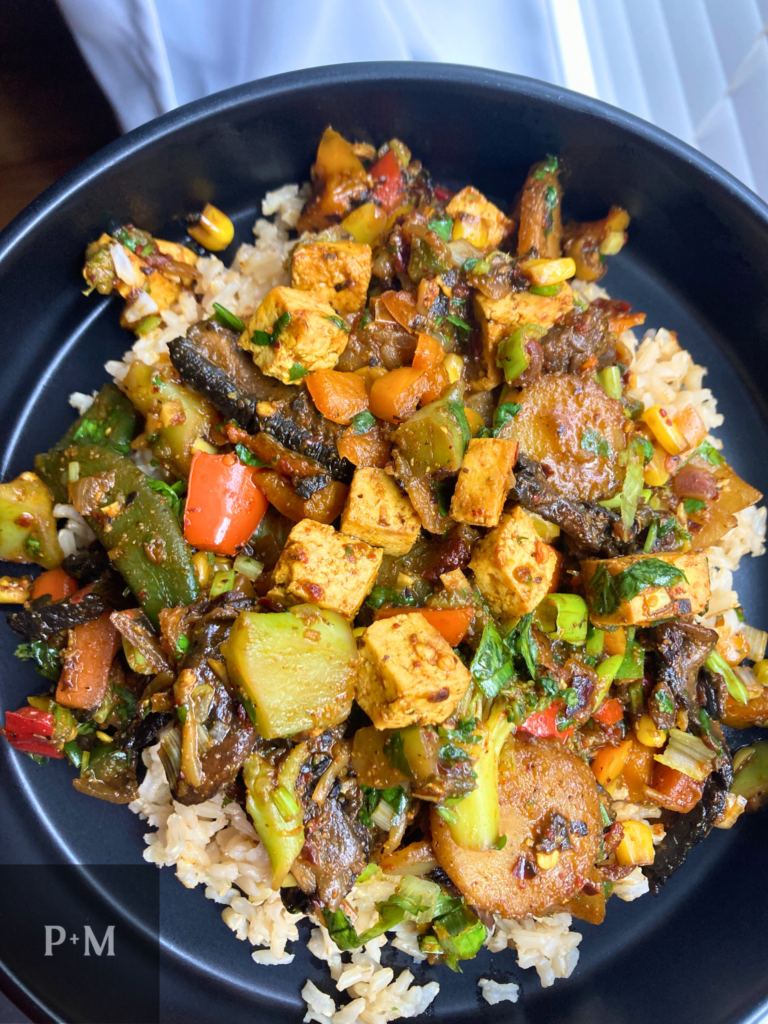 My tofu plant-based stir-fry formula