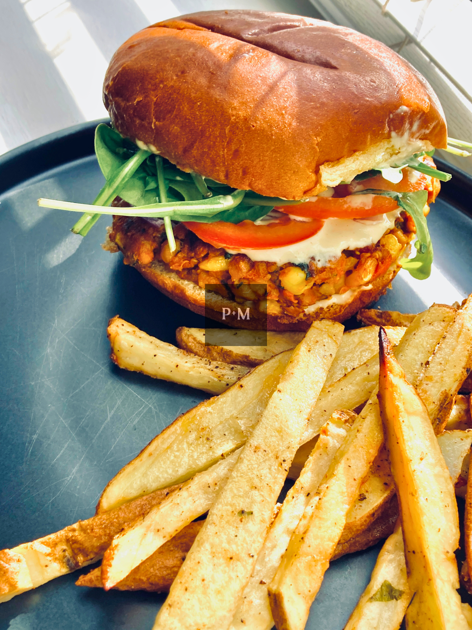 my chickpea plant-based burger formula