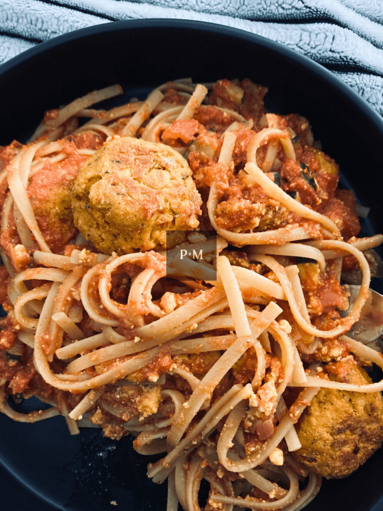 balls plant-based pasta formula