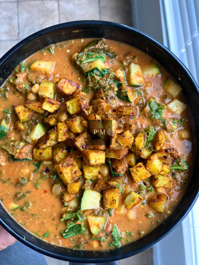 potato plant-based curry formula