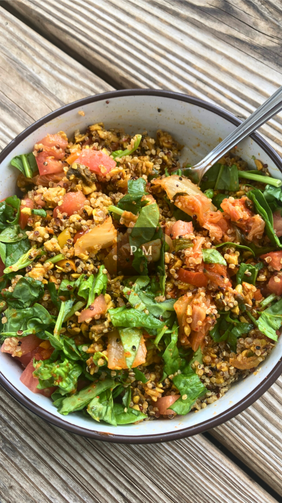 quinoa plant-based grain bowl formula