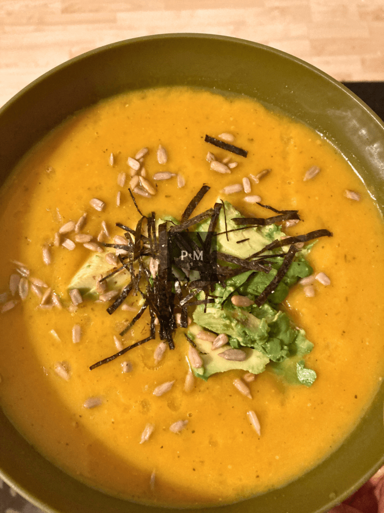 roasted squash plant-based soup formula