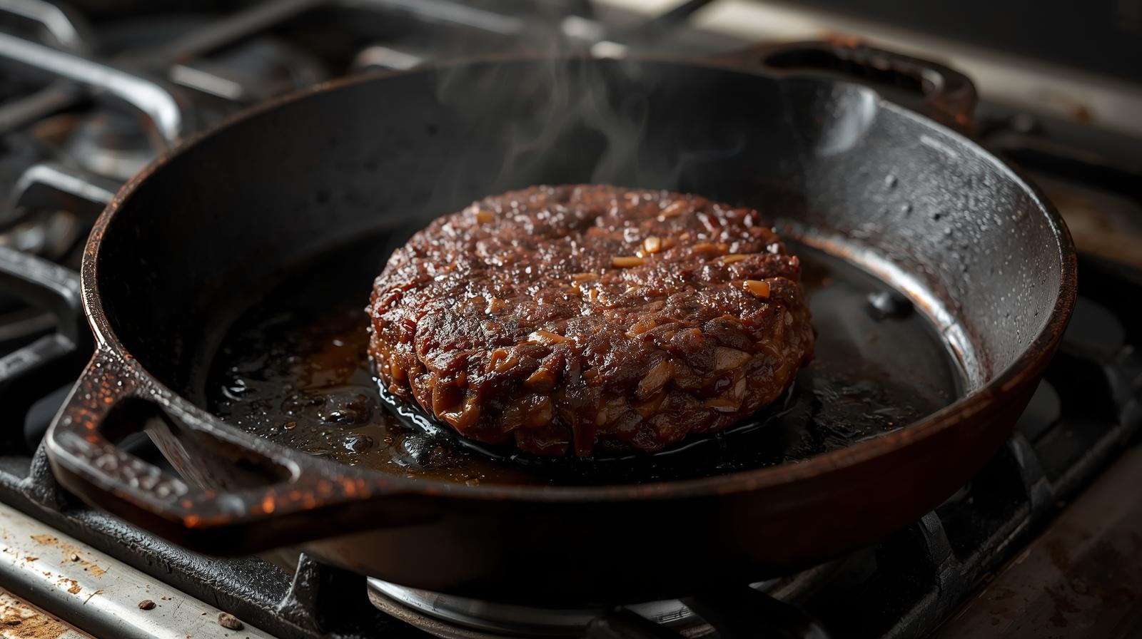 black bean burger patty