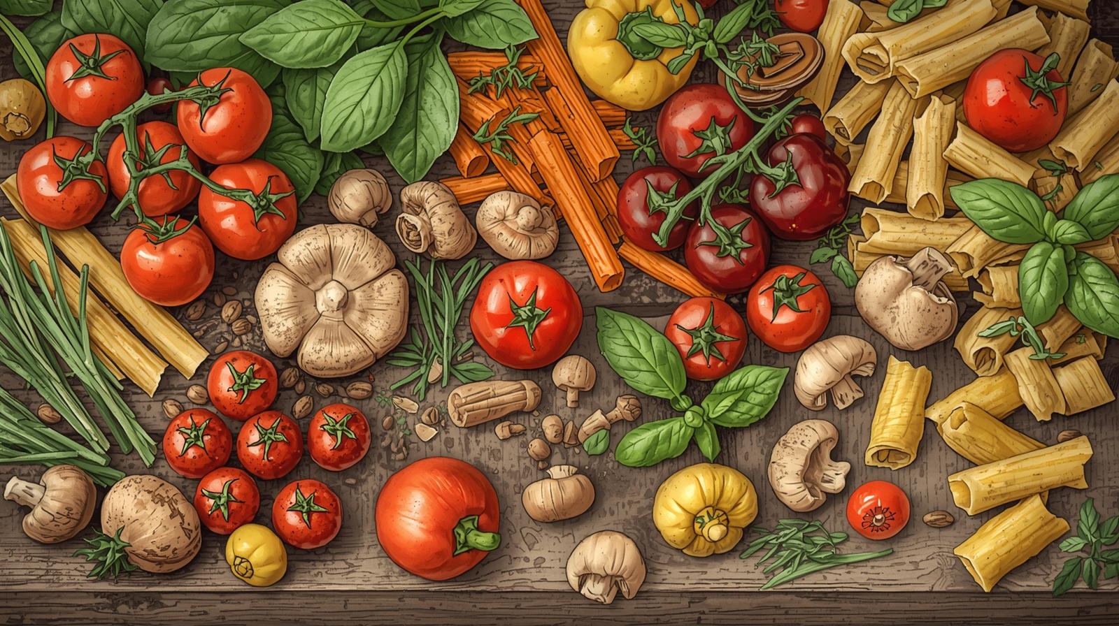 ingredients plant-based pasta formula