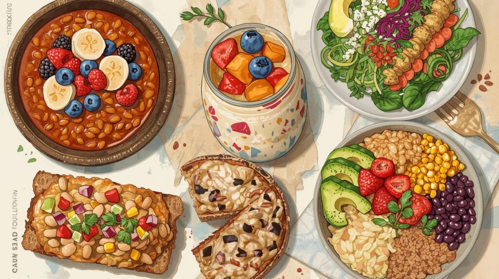 lazy plant-based meals