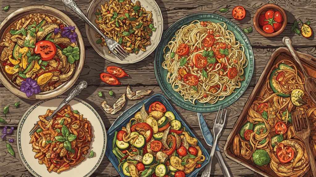 easy plant-based dinners weeknights busy